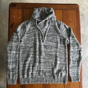H&M Divided pullover shawl neck sweater